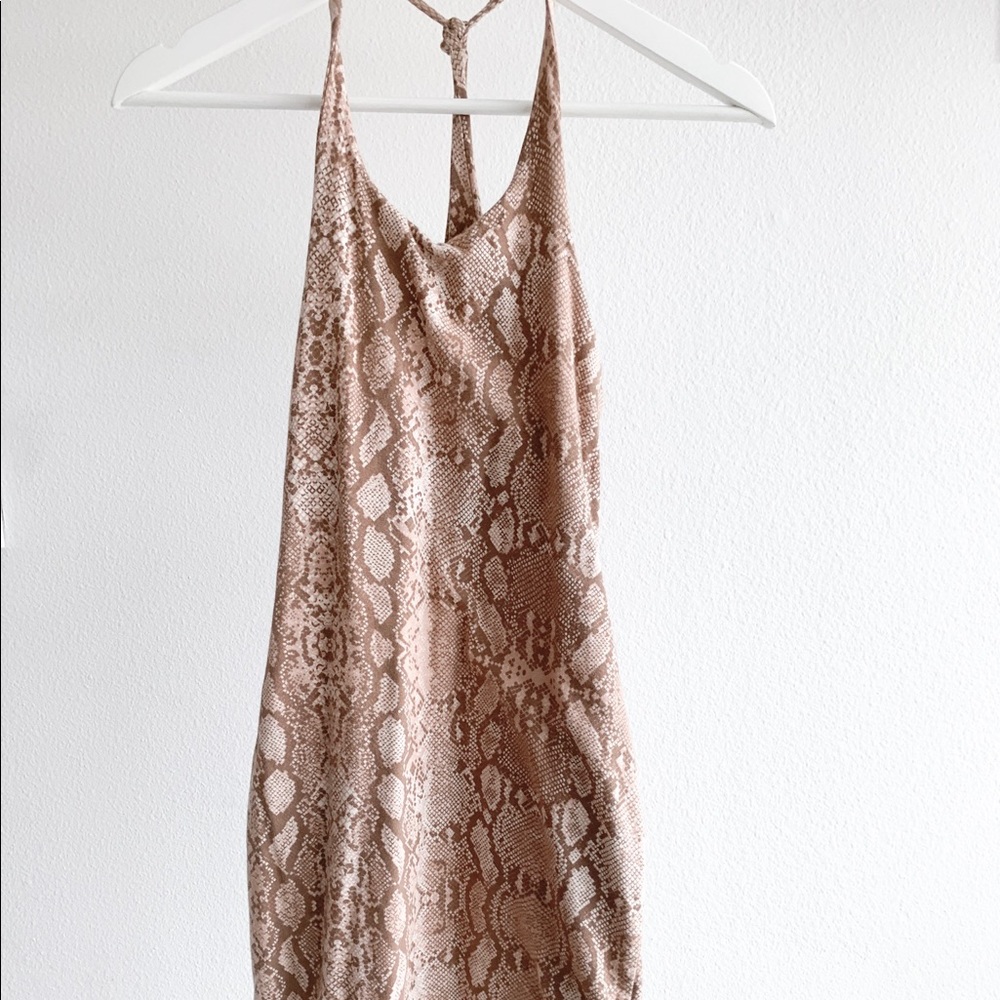 New Acacia Snakeskin Hanoi Bodycon Dress